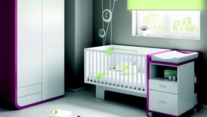 DORMITORIO INFANTIL CON ARMARIO,CUNA Y CAMBIADOR.