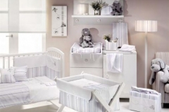 DIFERENTES TEXTILES PARA UN MISMO DORMITORIO INFANTIL.