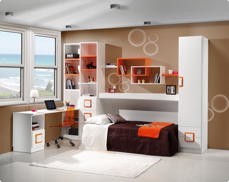 Cama abatible vertical doble juvenil Neoyoung