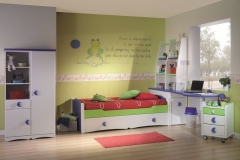 SIMPATÉTICOS TIRADORES DE LUNA EN TODO EL MUEBLE JUVENIL.