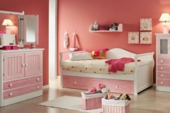 HABITACIÓN JUVENIL,CON CAMA NIDO,CÓMODA CON ESPEJO Y CHINFFONIER. FABRICADO SOBRE MADERA DE PINO Y LACADO AL CHORRO DE ARENA-DIFERENTES ACABADOS.
